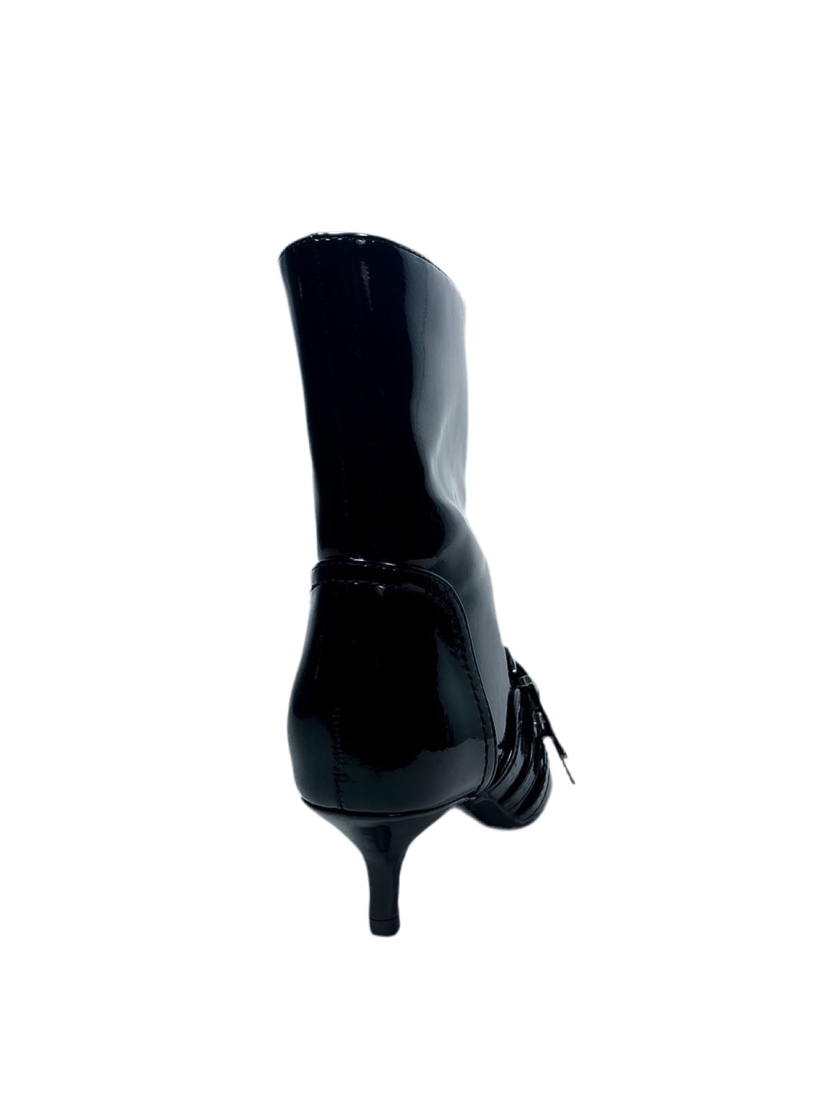Bottine à petit talon noir