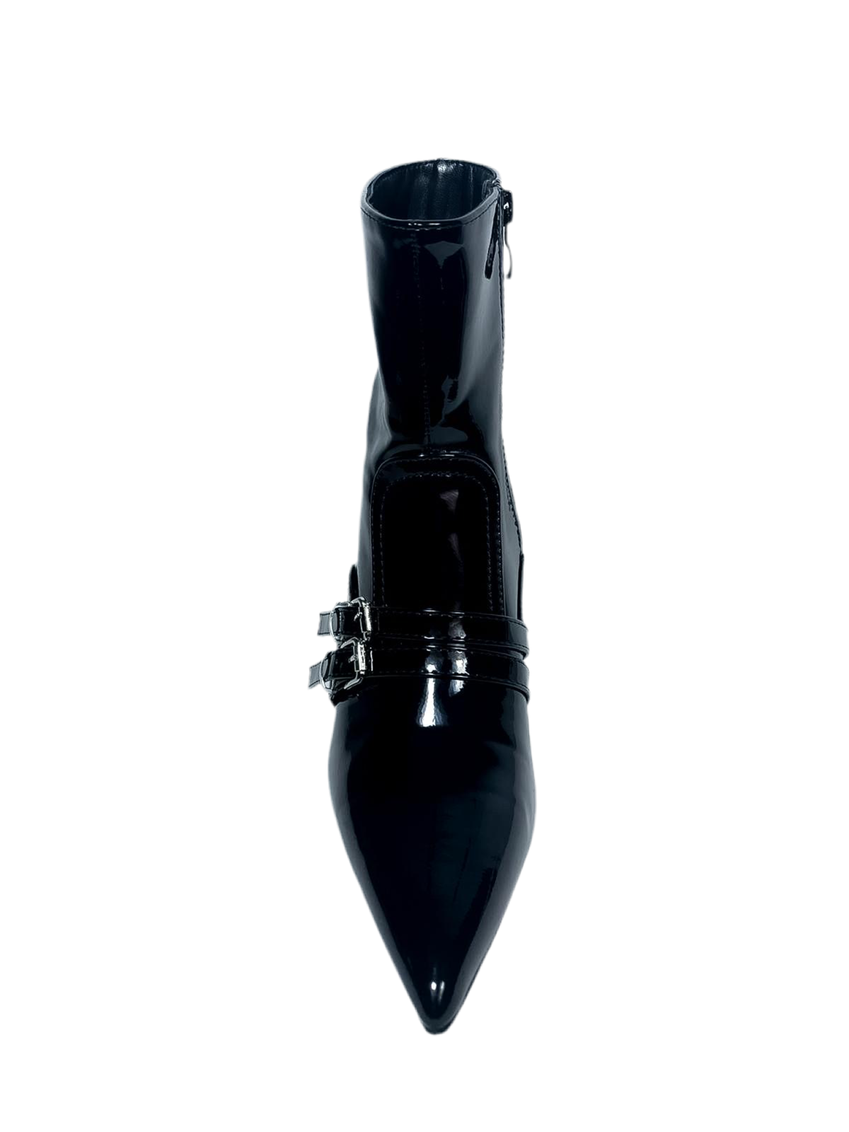 Bottine à petit talon noir
