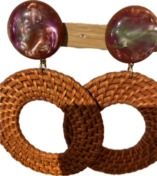 créoles raphia Francine Bramli